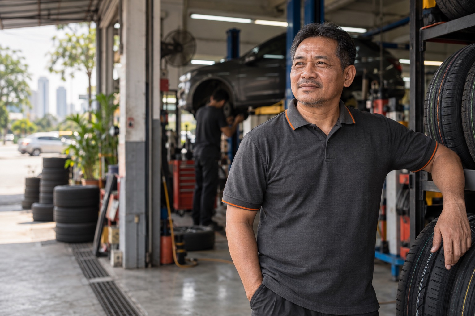 Malaysian independent workshop owner